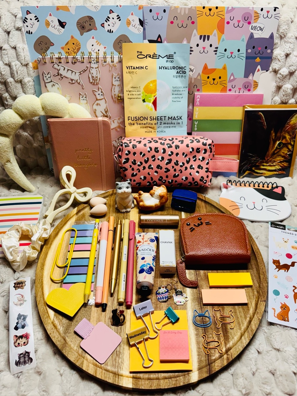 Cat Lovers Cute Gift Junk Journaling 30 Item Bundle Box